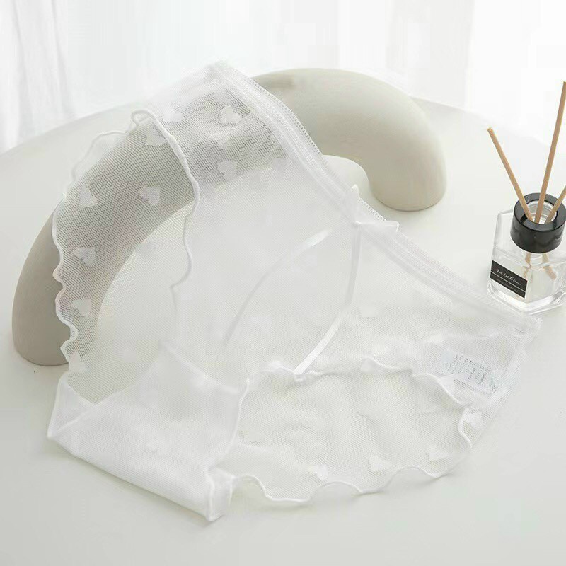 Quần Lót Nữ Ren Tim Xuyên Thấu Sexy - Gợi Cảm - Quyến Rủ Min Underwear 239130