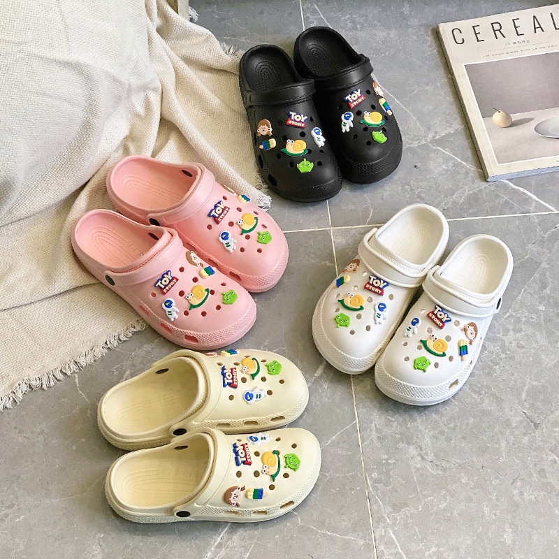 Dép Bít Mũi Đế Dày Tăng Chiều Cao 2022 Thời Trang Mùa Hè Mới Cho Nữ