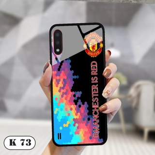 Ốp lưng Samsung Galaxy A01  - Lưng kính 3D