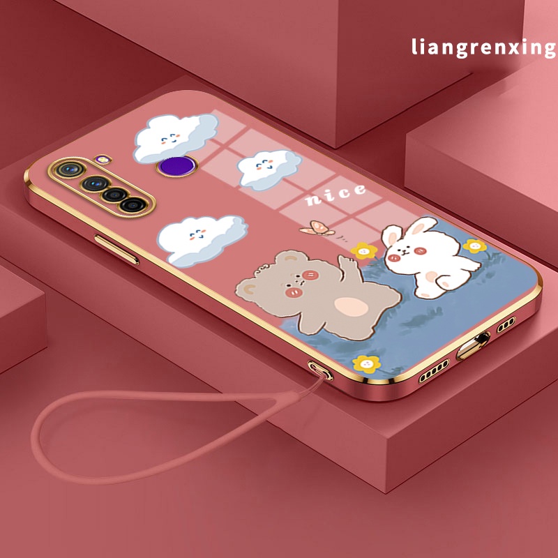 Ốp Điện Thoại silicone Mềm Mạ Điện Chống Sốc Cho realme 5 realme c3 realme 5i realme 6i realme 5 pro Ddx01