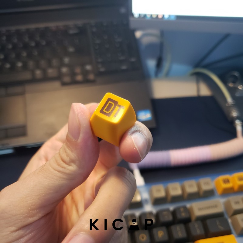 Bộ keycap SA Màn hình vàng tráng men - Kicap