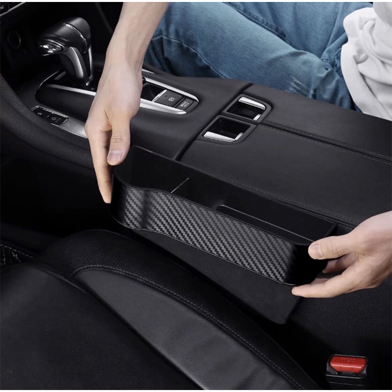 Khay đựng đồ đa năng, hộc để đồ khe ghế ô tô xe hơi cao cấp phukienxehoith