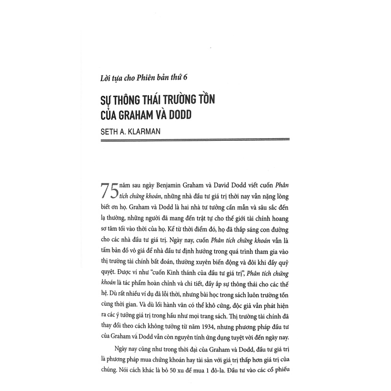 Sách - Phân Tích Chứng Khoán (Security Analysis) - Alphabooks