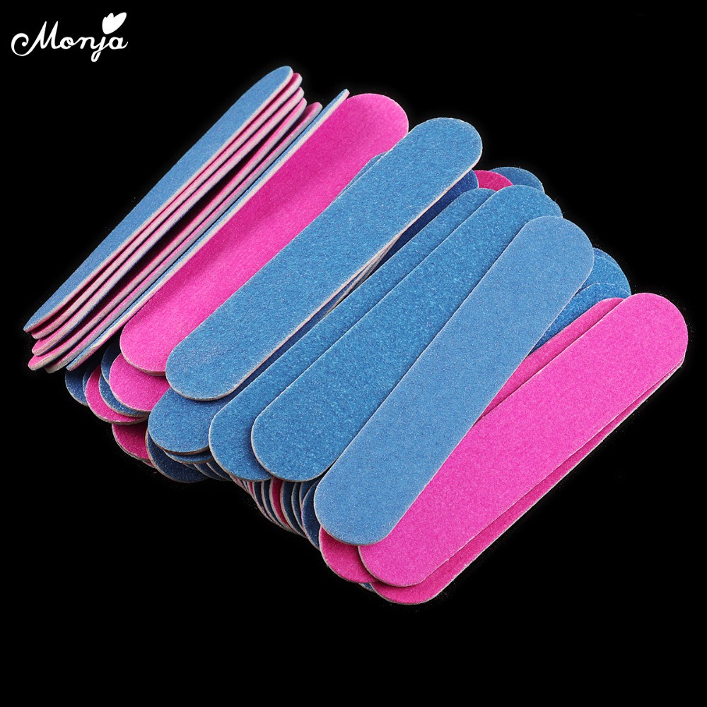 MONJA Bộ 50/100/180 Miếng Dũa Móng Tay Tự Làm