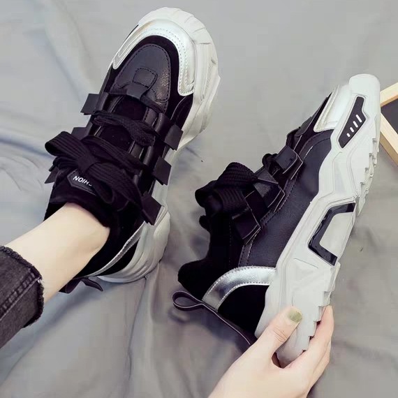 giày sneaker nữBụng Bự Store giày thể thao nữ đế cao 5 phân mã A15