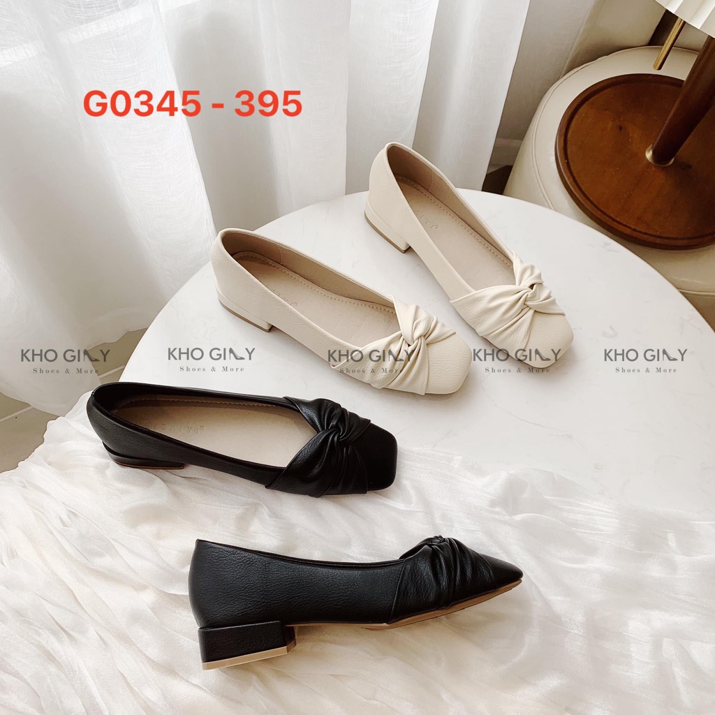 Giày Bupbe nơ thắt G0345