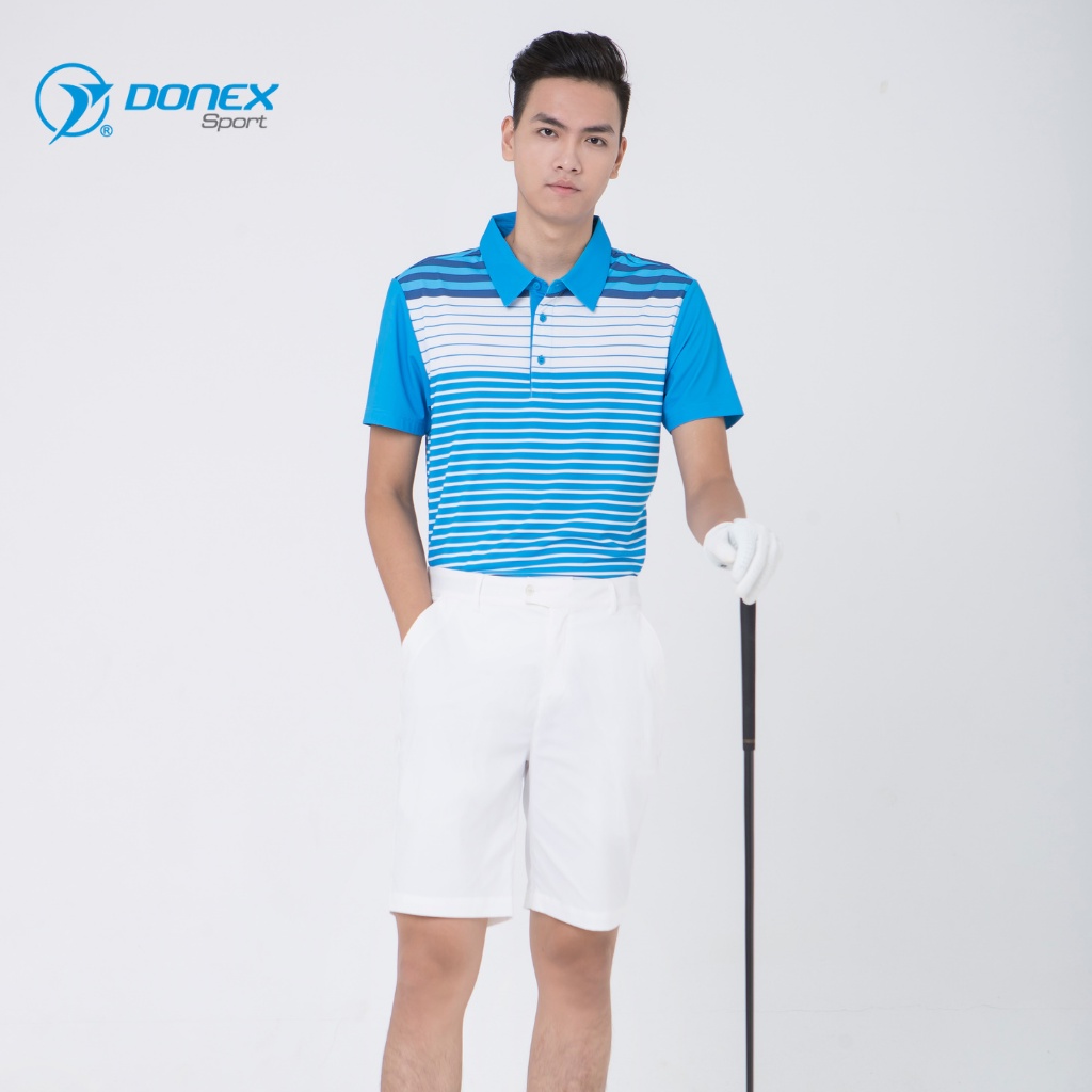 Áo Thể Thao Golf Nam DONEXPRO Thiết Kế Form Classic, Chất Liệu Vải Thoải Mái, Thoáng Mát, Thấm Hút MC-9014