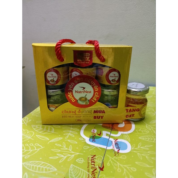Lốc 6hủ tặng 1hủ yến sào NutriNest ( 42g×6)