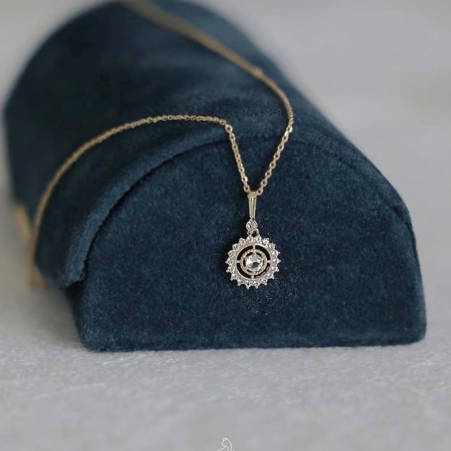 Dây chuyền nữ Miuu Silver, vòng cổ mạ vàng 14K Fivia Necklace