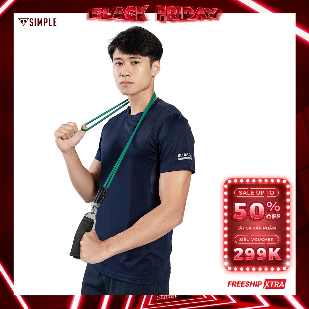 SALE Áo Thể Thao Nam TSIMPLE cổ tròn tay ngắn tập gym phối lưới thun lạnh thoáng mát co giãn chuẩn form AHP1