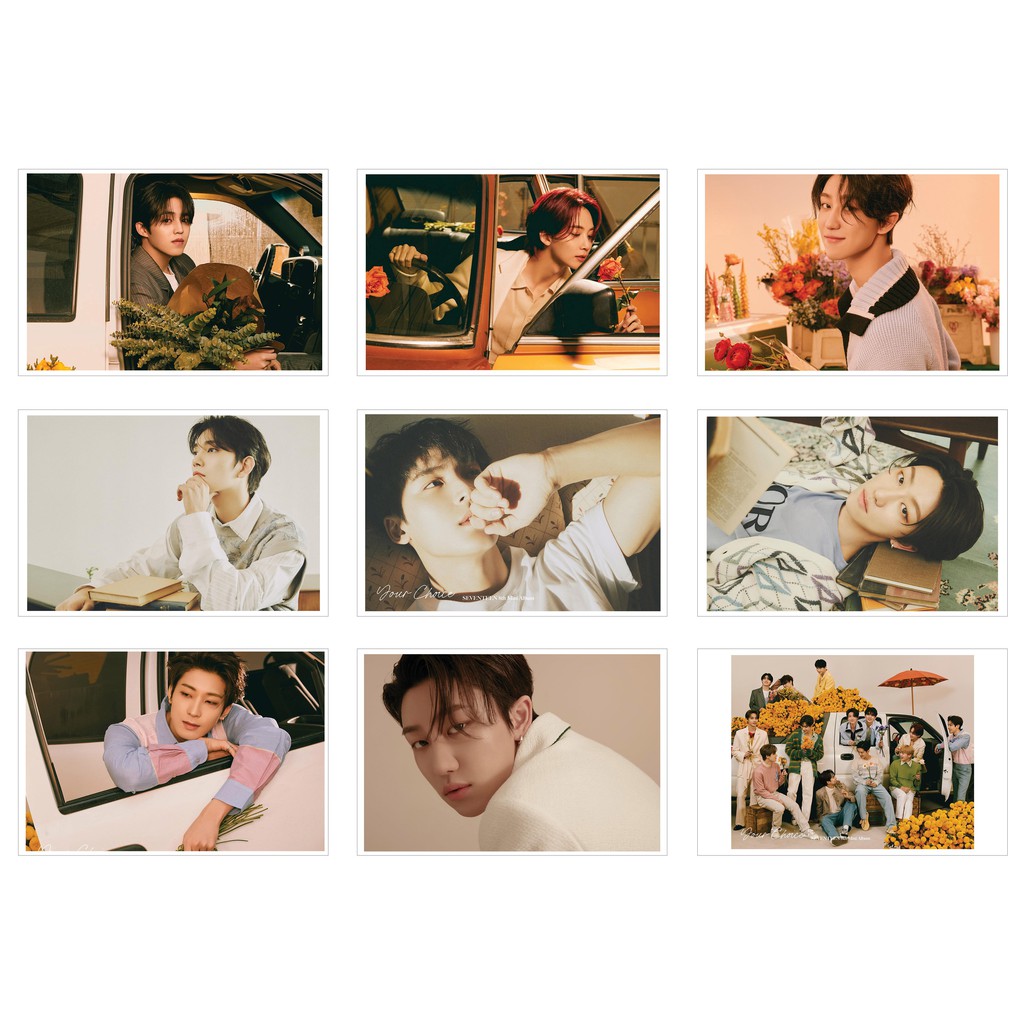 [Ép Lụa] Lomo Card 45 Ảnh SEVENTEEN - YOUR CHOICE