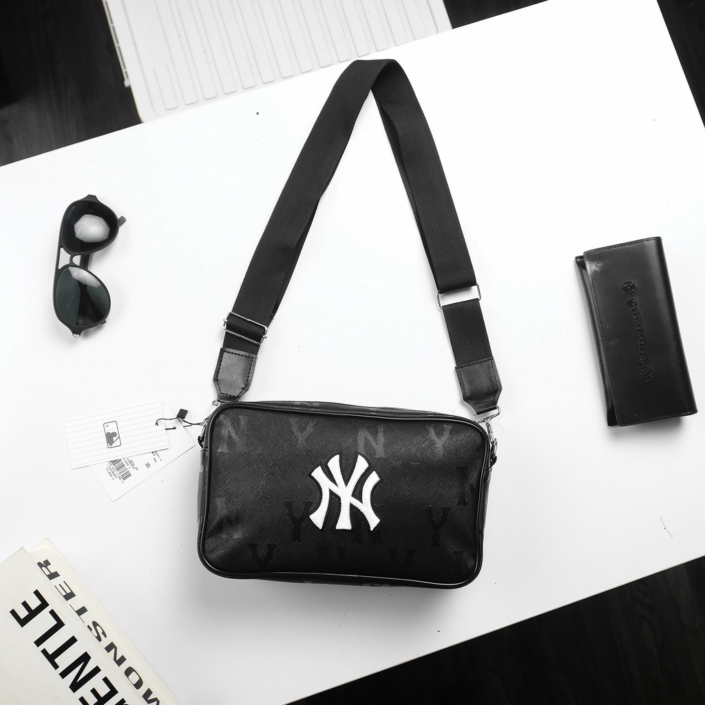 Túi đeo chéo MLB hoạ tiết NY dành cho cả nam và nữ phong cách Hàn Quốc - Hùng Nón Hiệu