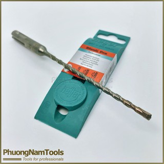 Mũi khoan bê tông Heller 2 ngạnh 4x160mm, đuôi gài SDS Plus Bionic Pro - Made in Germany.