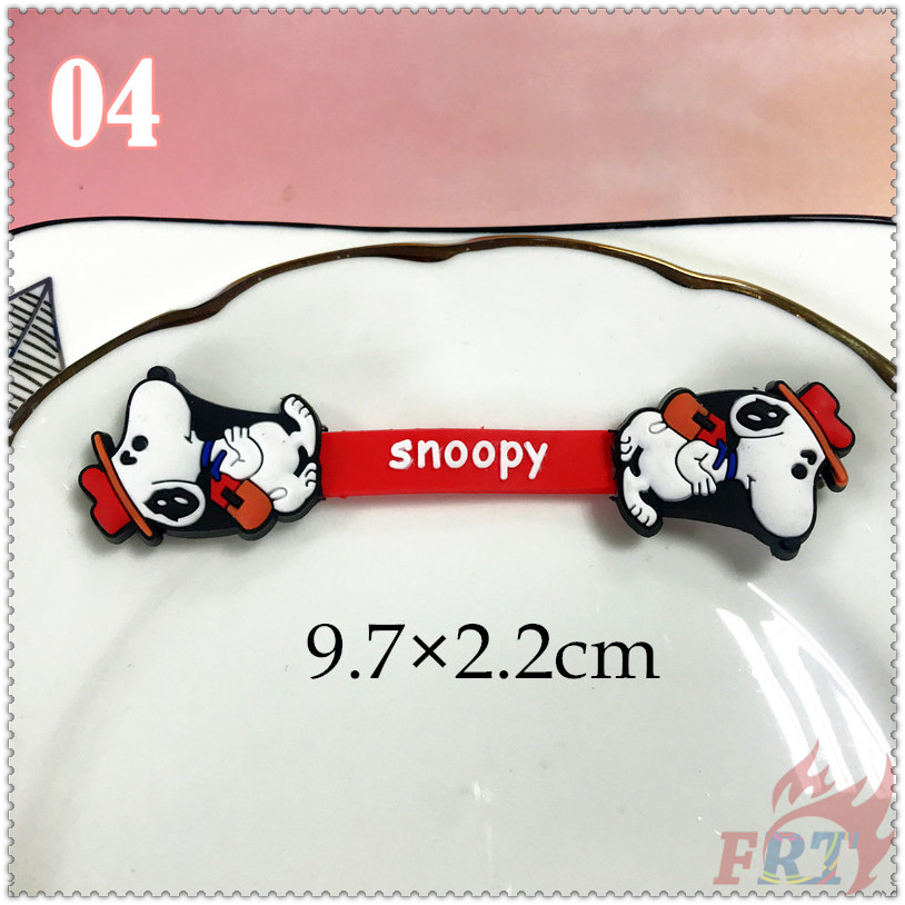 ◐ Dây Quấn Cáp Snoopy ◑ 1 Dụng Cụ Quấn Dây Cáp Tai Nghe Gọn Gàng Bằng Silicon Hình Hạt Đậu Hoạt Hình