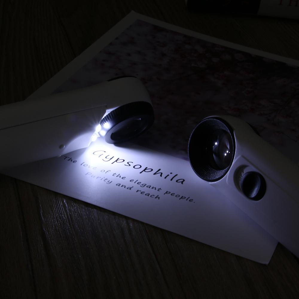 JUNE Kính Lúp Đa Năng Có Đèn LED