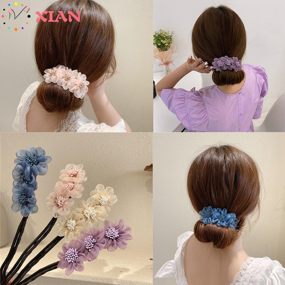 Kẹp tóc hình bông hoa xinh xắn thời trang cho nữ