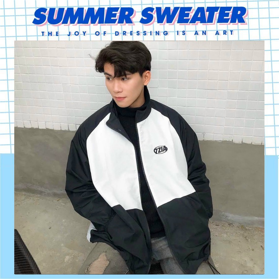 [Mã WAMT1505 giảm 10K đơn 0K] ÁO KHOÁC DÙ BOMBER BÓNG CHÀY THÊU SUMMERSWEATER