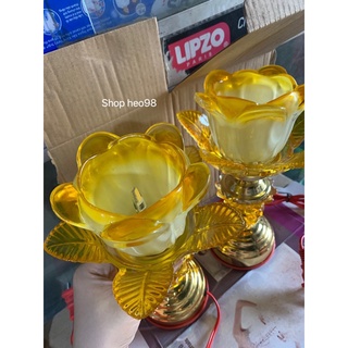 Đèn Thờ Thuỷ Tinh Pha Lê Cao Cấp ( 2 chiếc )