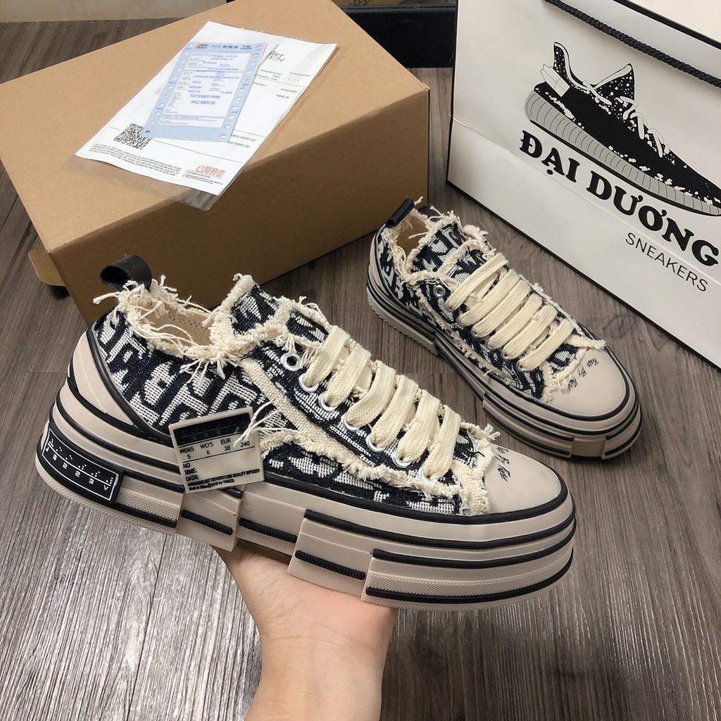 Xvessel dior rách giày cv rách dior giày thể thao Xvessel rách dior giày sneakers giày sneaker nam giày tăng chiều cao