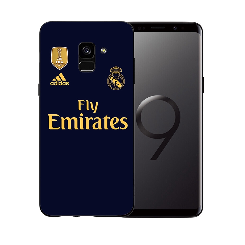 Ốp Điện Thoại In Logo Đội Bóng Real Madrid Cho Samsung Galaxy S10 E S8 S9 S10 Plus S7 Edge S6