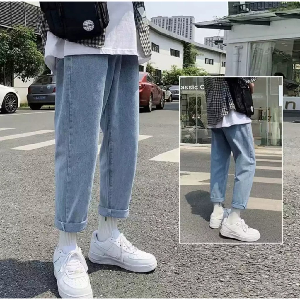 QUẦN JEAN BAGGY  DÁNG ỐNG SUÔNG NAM CAO CẤP HOÀNG BROTHER FASHION QBG_M1