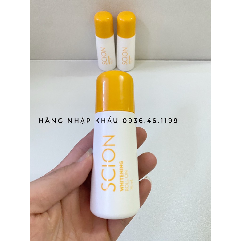 (Hàng công ty-Mẫu mới)Lăn Nách NuSkin Scion Pure White Roll khử mùi  Đặc Biệt Hôi Nách Hôi Chân --Mỹ