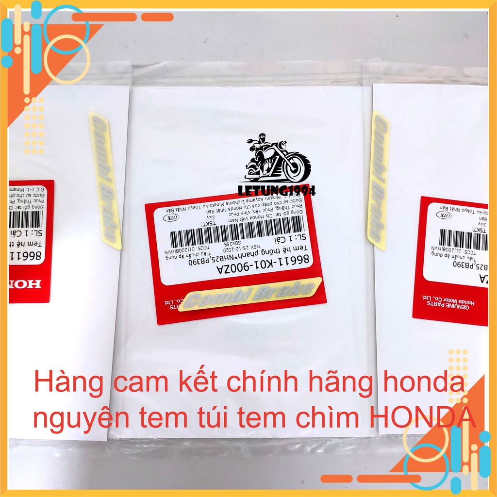 Tem Hệ Thống Phanh Kết Hợp Combi Brake chính hãng honda giá tốt nhất