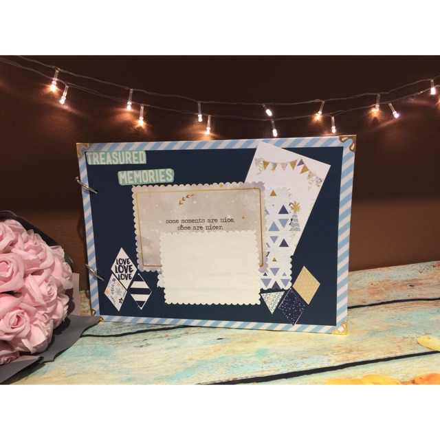 Nhật ký ảnh Scrapbook 100 trang in bìa theo yêu cầu