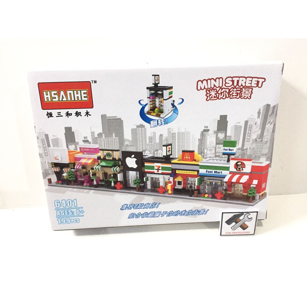Lego Mô Hình Đồ Chơi Cửa Hàng Mini Market 7 Eleven