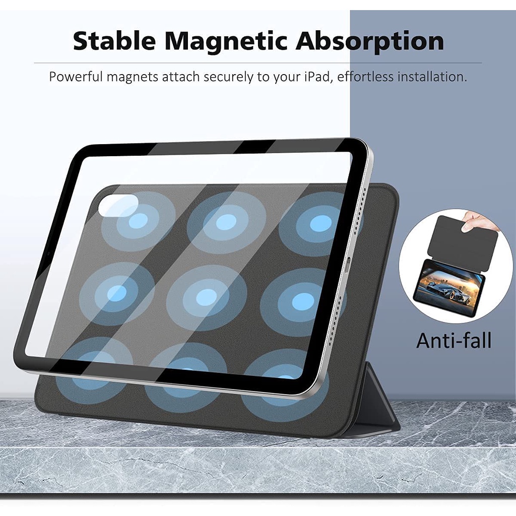 Bao Da Pu Máy Tính Bảng Nam Châm Thông Minh Cho Ipad Mini 6th Gen 8.3 &quot;2021 Ốp