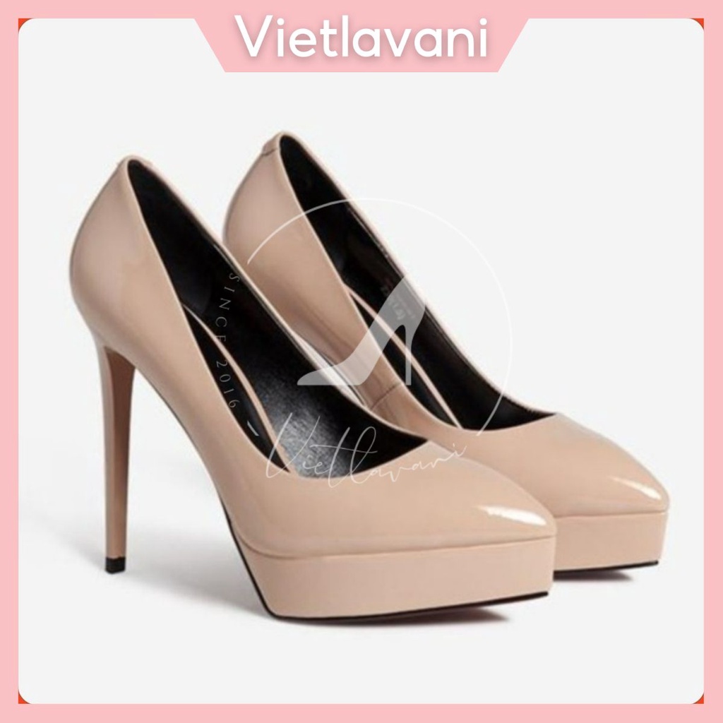 Cao gót 9cm đế đúp Hot Trend Hàn TTC43