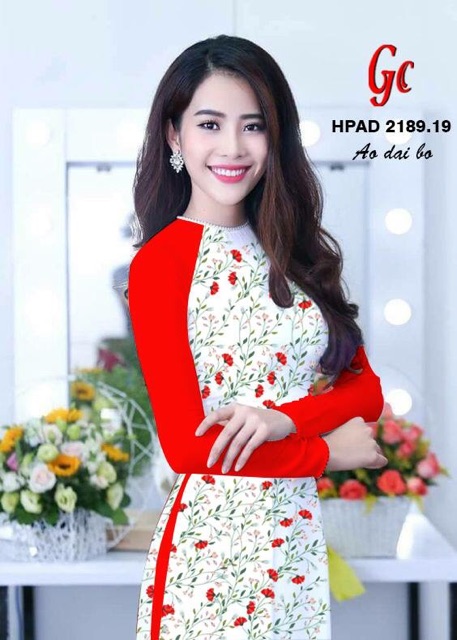 Vải Áo Dài Hoa Nhỏ Đều Thanh Tú