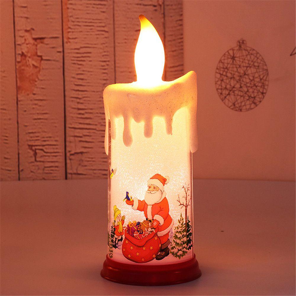 WTTLE Đèn LED Hình Nến Không Lửa Độc Đáo Trang Trí Nhà Cửa