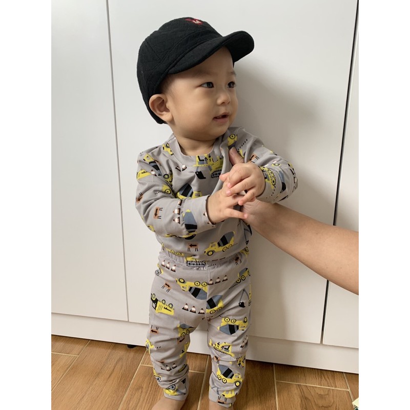 BỘ DÀI TAY MINKYMOM COTTON LẠNH IN HOẠ TIẾT [ baby shark -pony-xe]