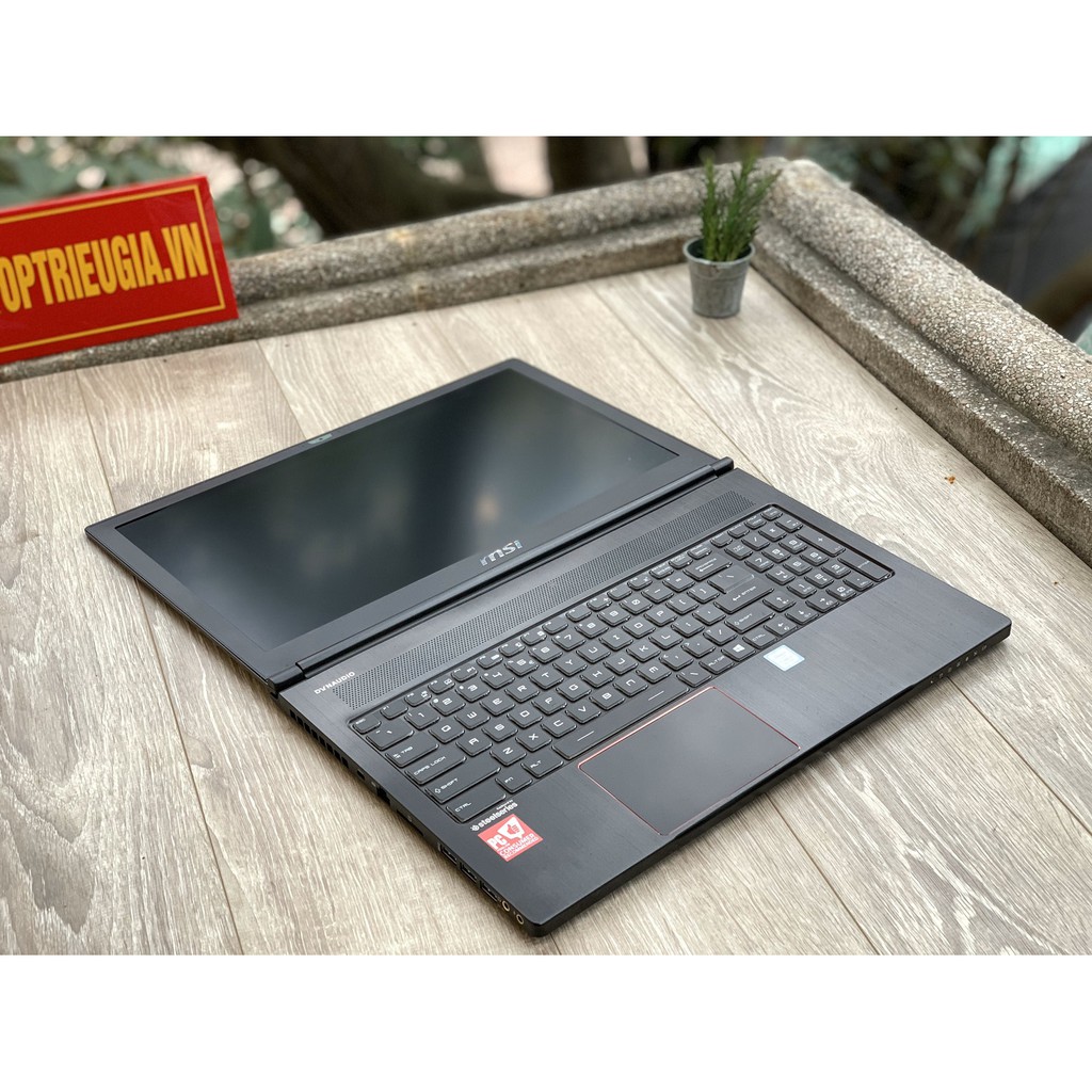 Máy tính xách tay MSI GS63 : i7 8750H | GTX1060 | SSD512Gb | DDR4 8Gb | 15.6FHD IPS - Đẹp Likenew