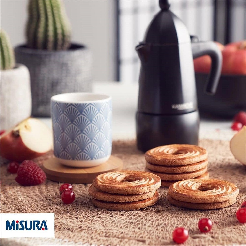Bánh qui sữa chua không đường Misura 166.5g, bánh qui dinh dưỡng, bánh qui nhập khẩu Ý