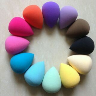 Mút đánh kem nền hình giọt nước các màu đóng hộp