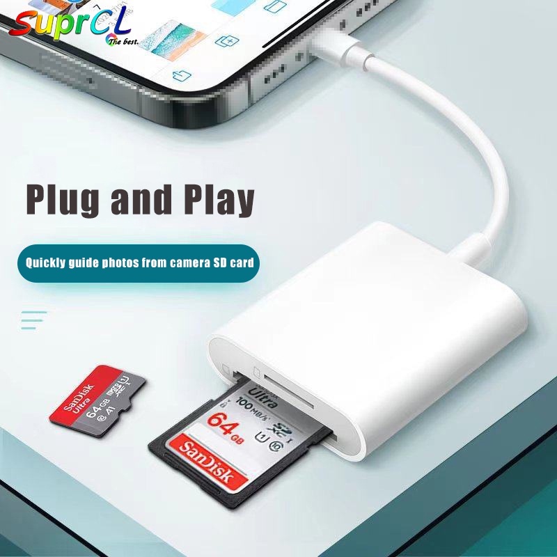 Đầu Đọc Thẻ Nhớ i-Phone 6 / 7 / 8 / X / XR / 11/ 13 / 12 Pro Max i-Phone