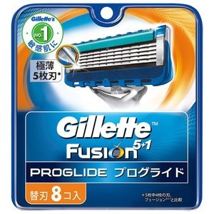 Vỉ 8 Lưỡi Dao Cạo Râu Gillette Fusion Proglide 5+1