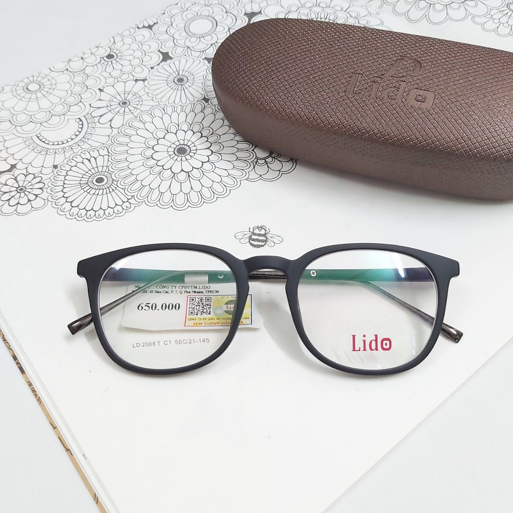 Gọng kính Nhật LIDO TR90 càng Titanium Frame Japan