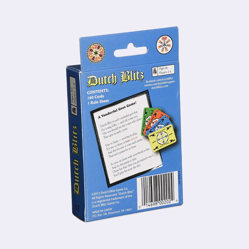 Dutch Blitz Original and Blue Expansion Pack Combo Card Game Set Bộ Thẻ Trò Chơi Board Game Độc Đáo