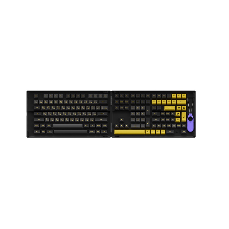 Bộ nút phím cơ AKKO Keycap set – Black Gold