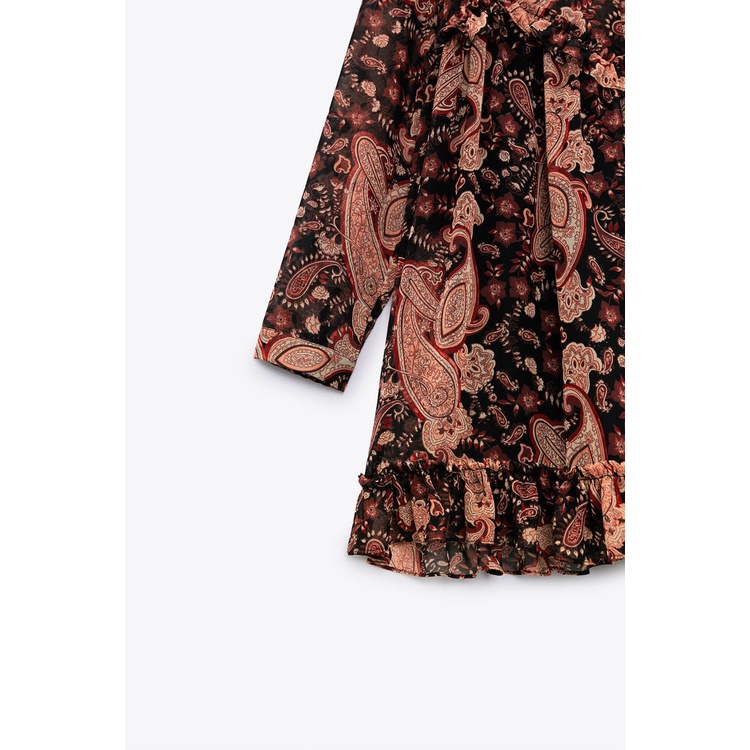 Váy họa tiết ZARA AUTH