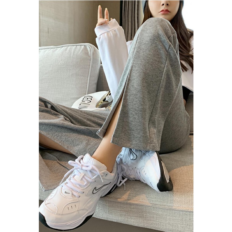 NRVP Quần Thể Thao Ống Rộng Phong Cách Thời Trang Hàn Quốc Dành Cho Nam Và Nữ