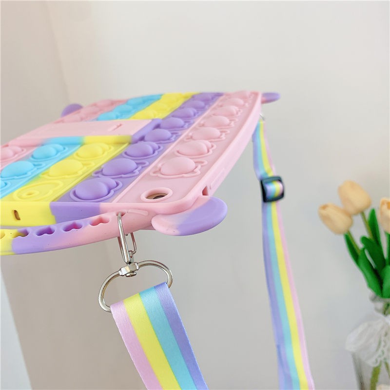 Ốp máy tính bảng silicon mềm họa tiết hoạt hình cho Samsung Galaxy Tab A 8 A7 S6 Lite 10.1 2019 2020