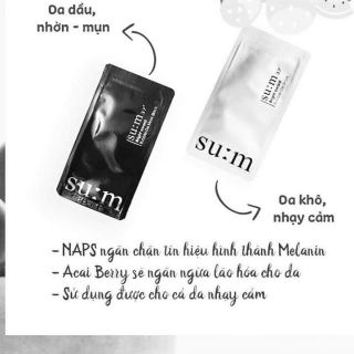 Mask sủi bọt sum hàn quốc 20 miếng trắng