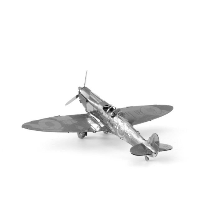 Mô hình 3D Máy bay Tiêm kích Supermarine Spitfire 1943 - Mô hình Metal lắp ghép kim loại 3D
