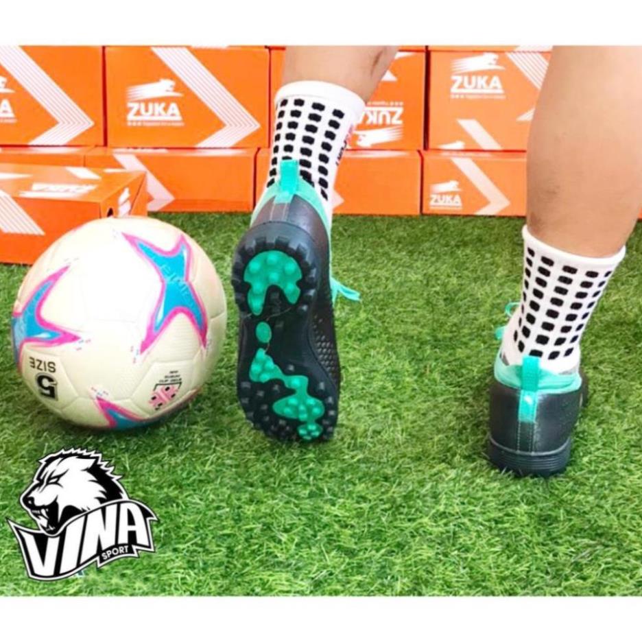 Giày Đá bóng Mẫu ZUKA SAMBA ONE | Đế cao su Khâu Full + TẶNG Túi rút | Vina Sport ! < ( IOI.HKJ ^ >