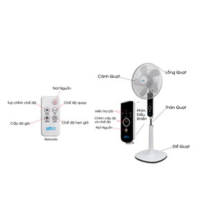 QUẠT ĐỨNG AC ASF02A165
