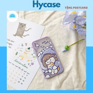 Ốp lưng iphone tím mèo cute iphone x/xs